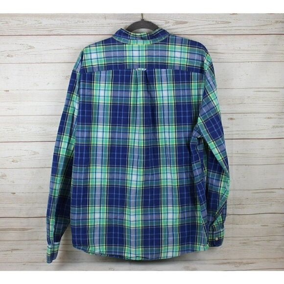 🦅 AE Men's XXL Athl. Fit Button Plaid Shirt - Picture 4 of 7